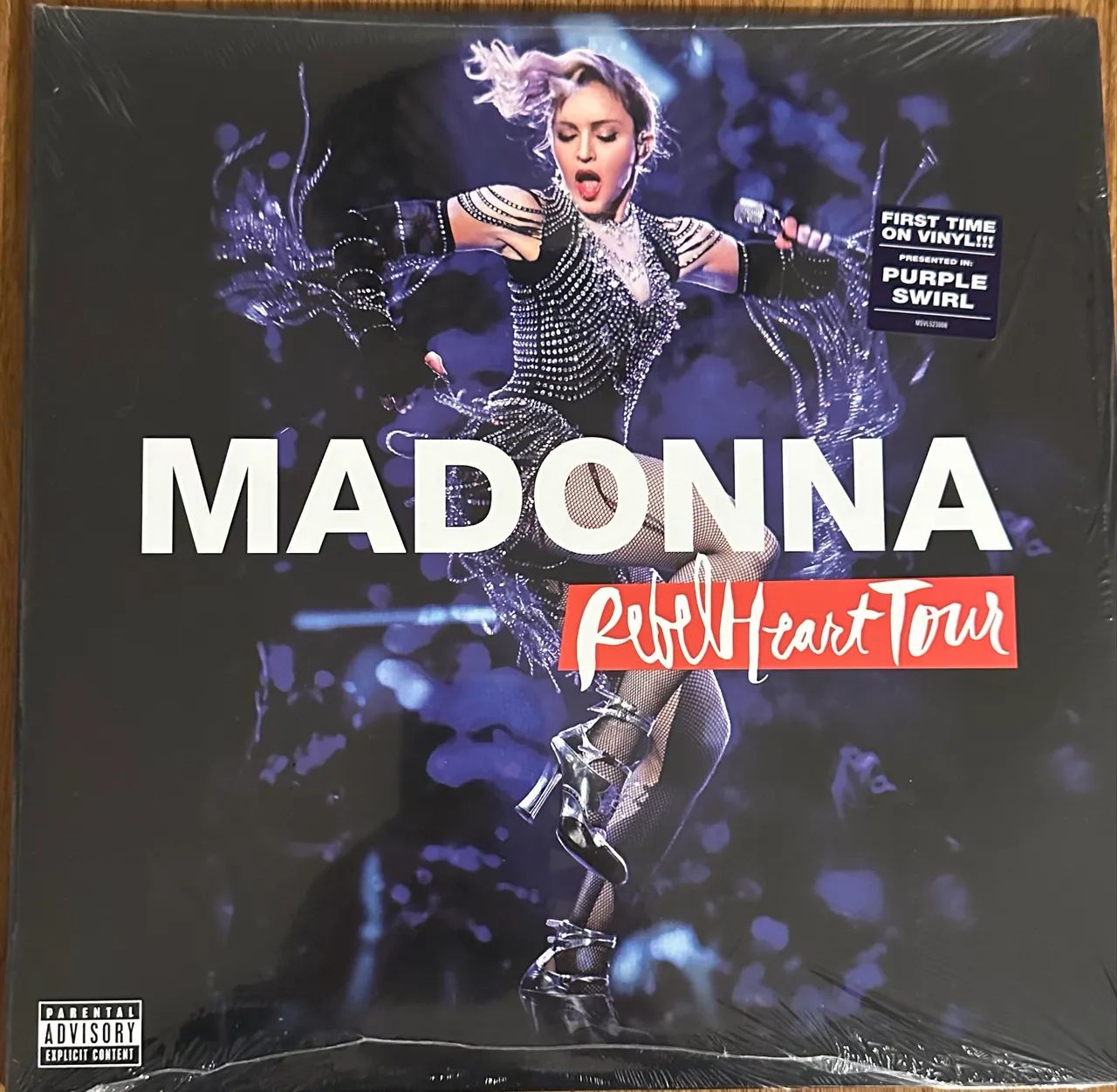 Madonna Rebel Heart Tour lp Vinil purple swirl duplo lacrado - CDs