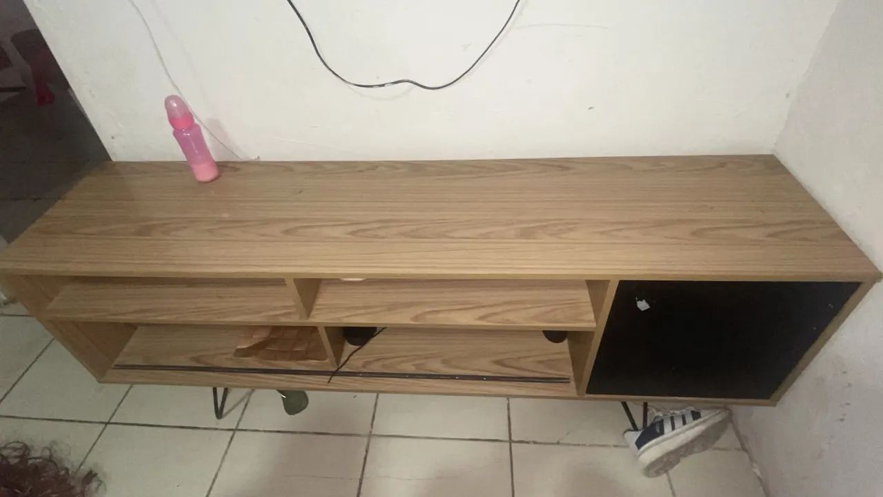 Venda conjunto de mesa e cadeira + rack + tv 32 polegadas  - Foto 2