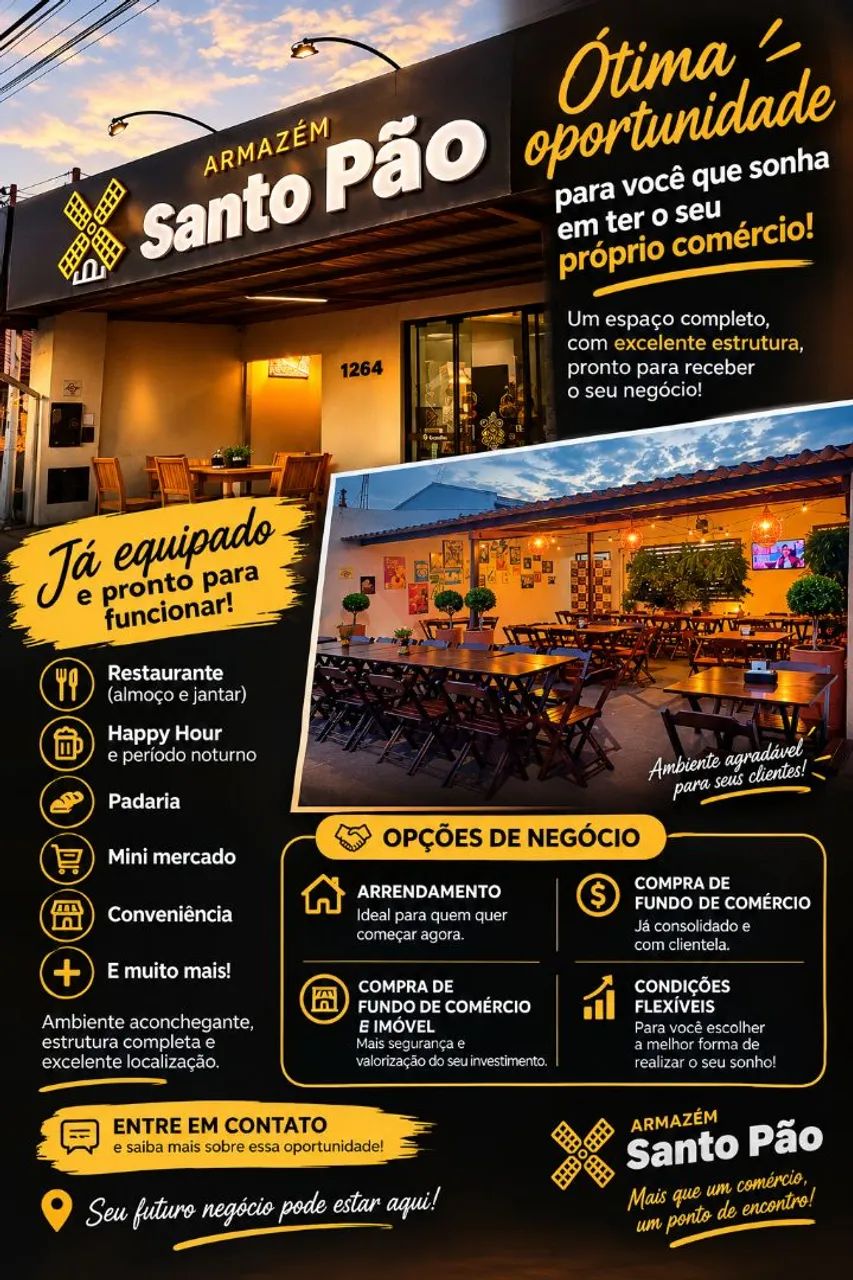 Padaria, Mini mercado, conveniência e lanchonete completo