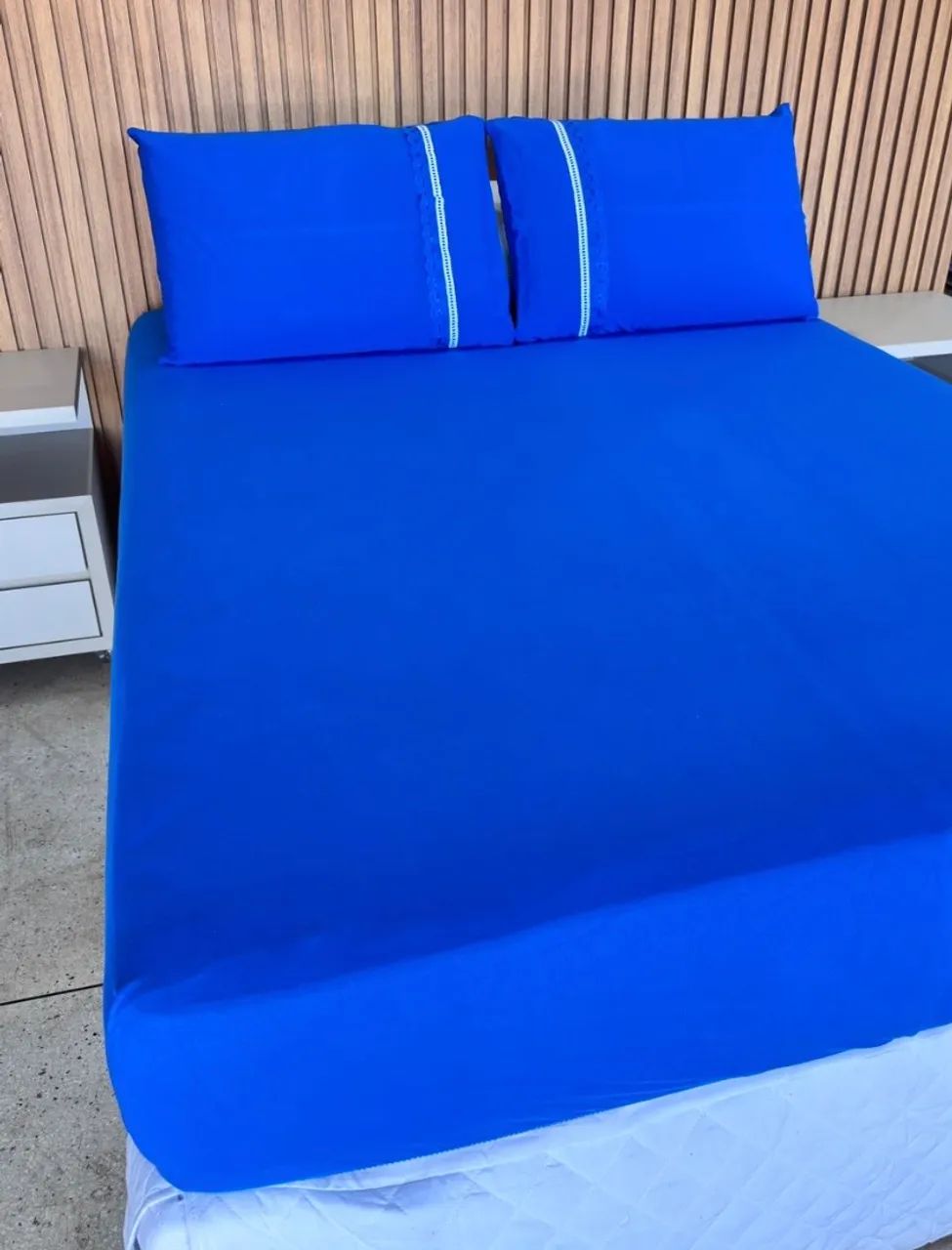 Lençóis de elástico malha 100% algodão 