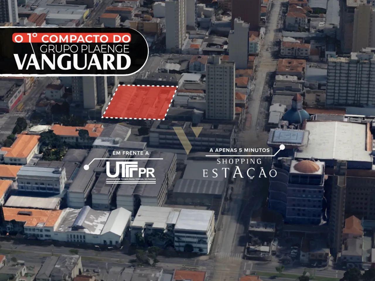 1º Compacto do Grupo Plaenge - Studios no Centro de Curitiba