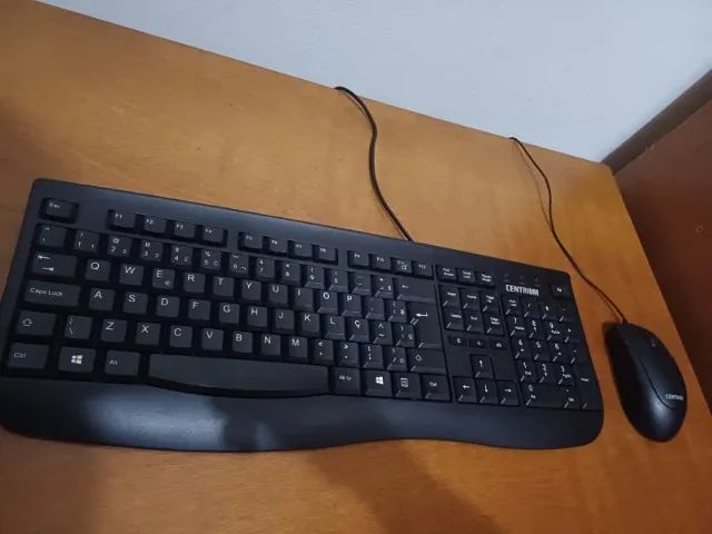  Kit Teclado E Mouse Centrium Com Fio - Estado De Novo (2 Meses Uso) - Foto 4