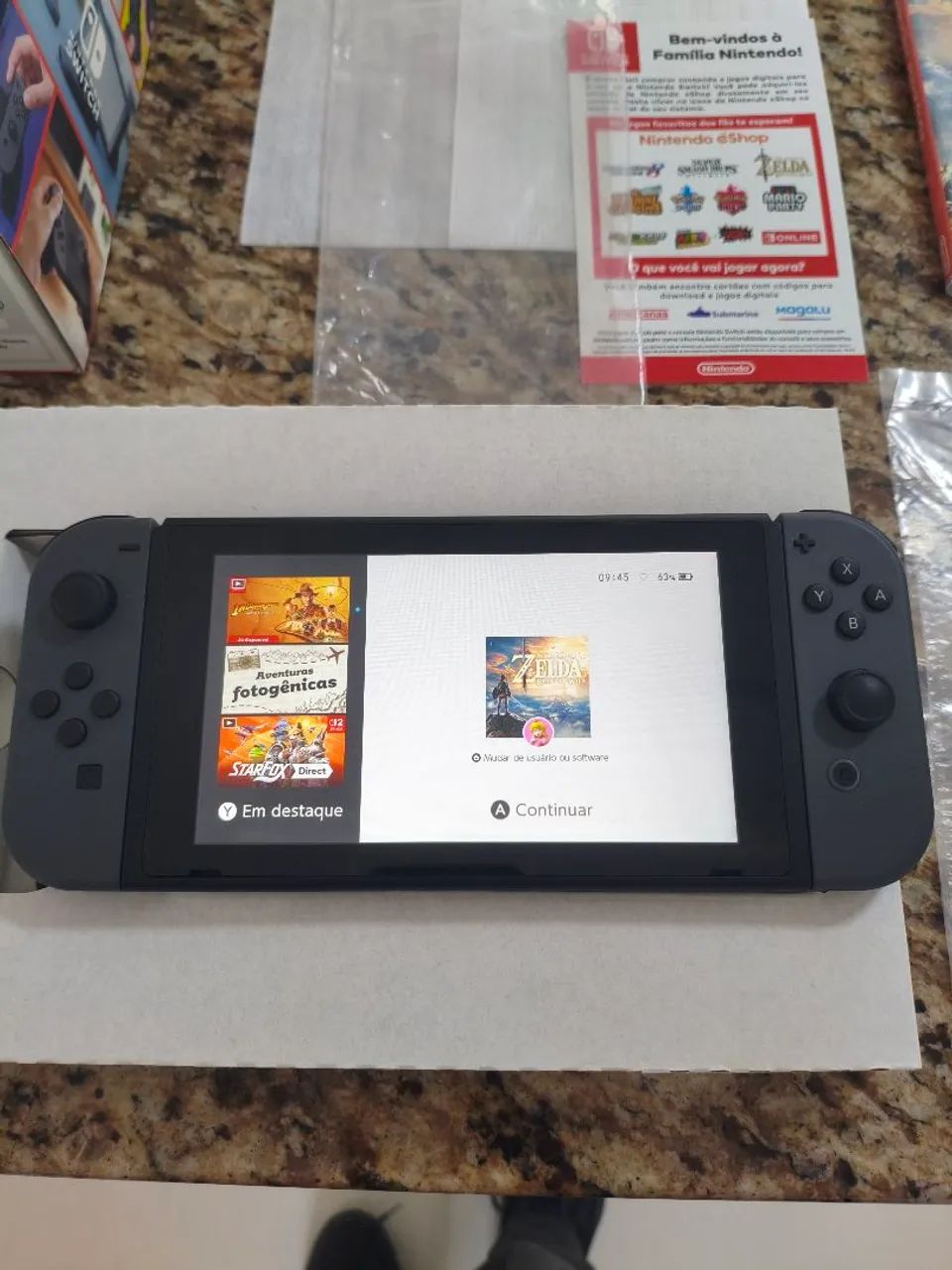 Nintendo Switch V2 + Zelda - Jogos de Vídeo Game - Centro, Chapecó