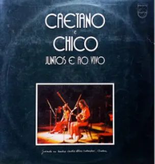 Disco de Vinil (LP) CAETANO E CHICO -juntos e ao vivo