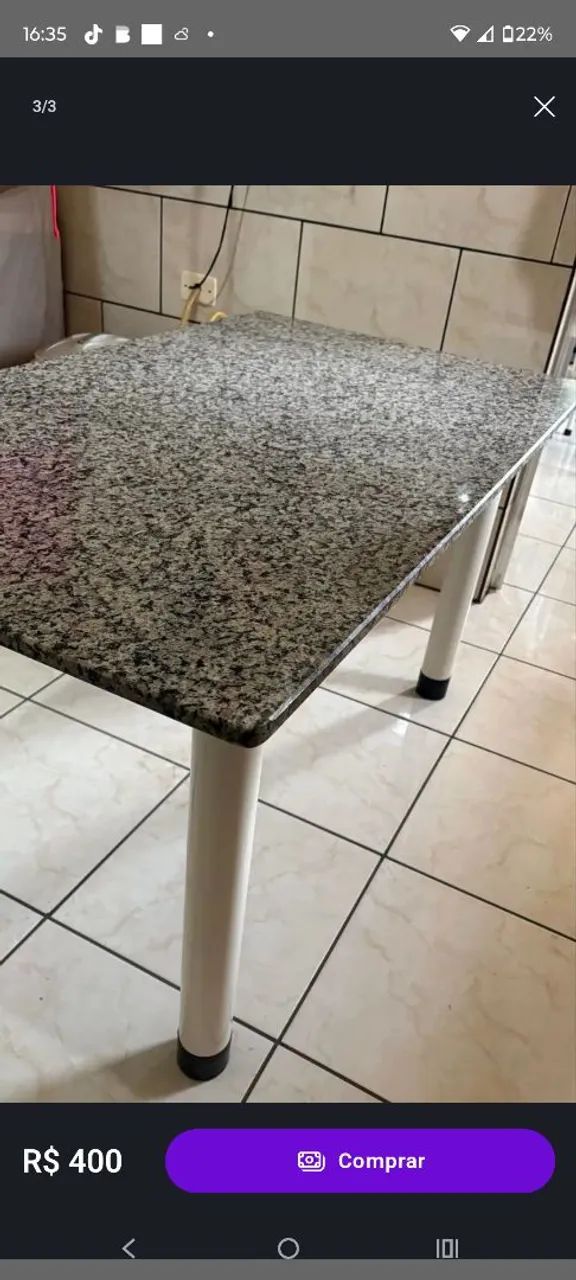 Vende se pedra de mesa de mármore 