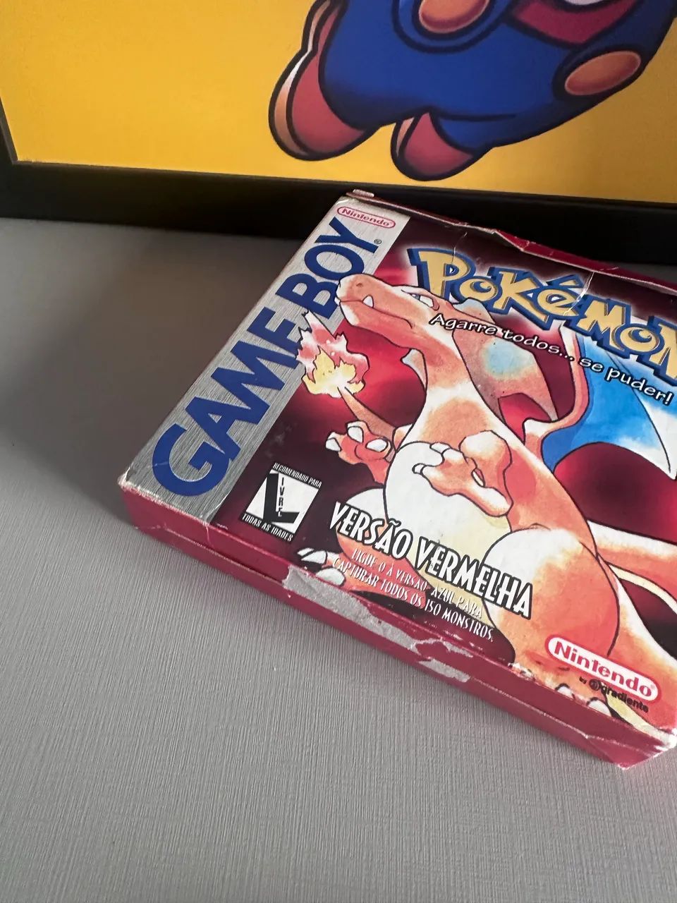 Pokémon Red Game boy gradiente caixa  - Foto 3