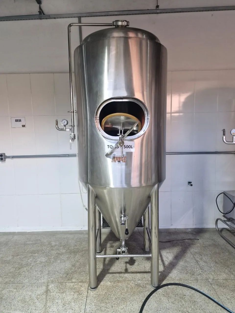 Tanque Fermentador Cerveja e chope autorefrigerado - 500L utéis - Foto 5