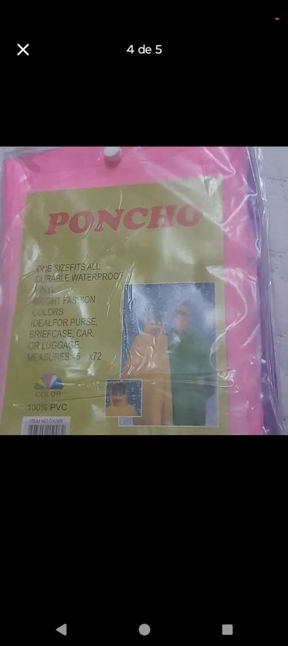 Capa de chuva infantil  - Foto 3