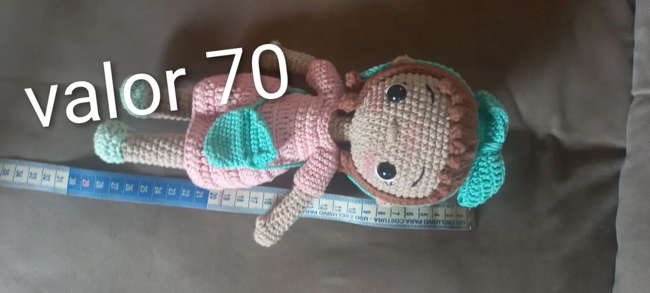 Vendo bonecos de amigurumi com preço especial 