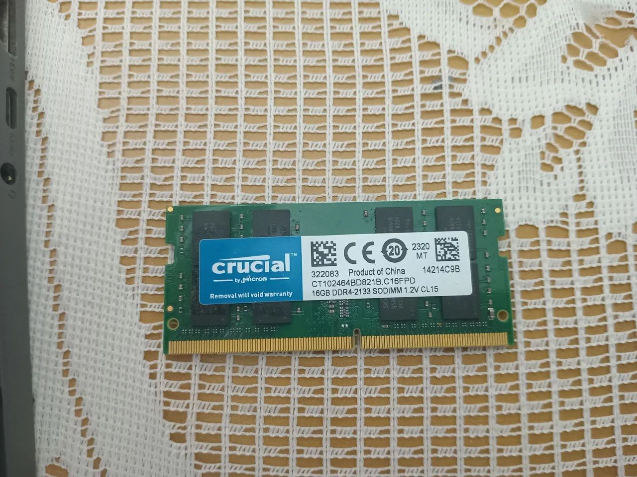 Memoria ram ddr4 notebook