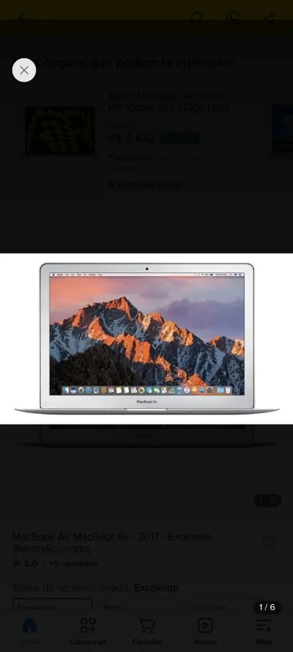 MACBOOK AIR 2017 SONOMA - Foto 4