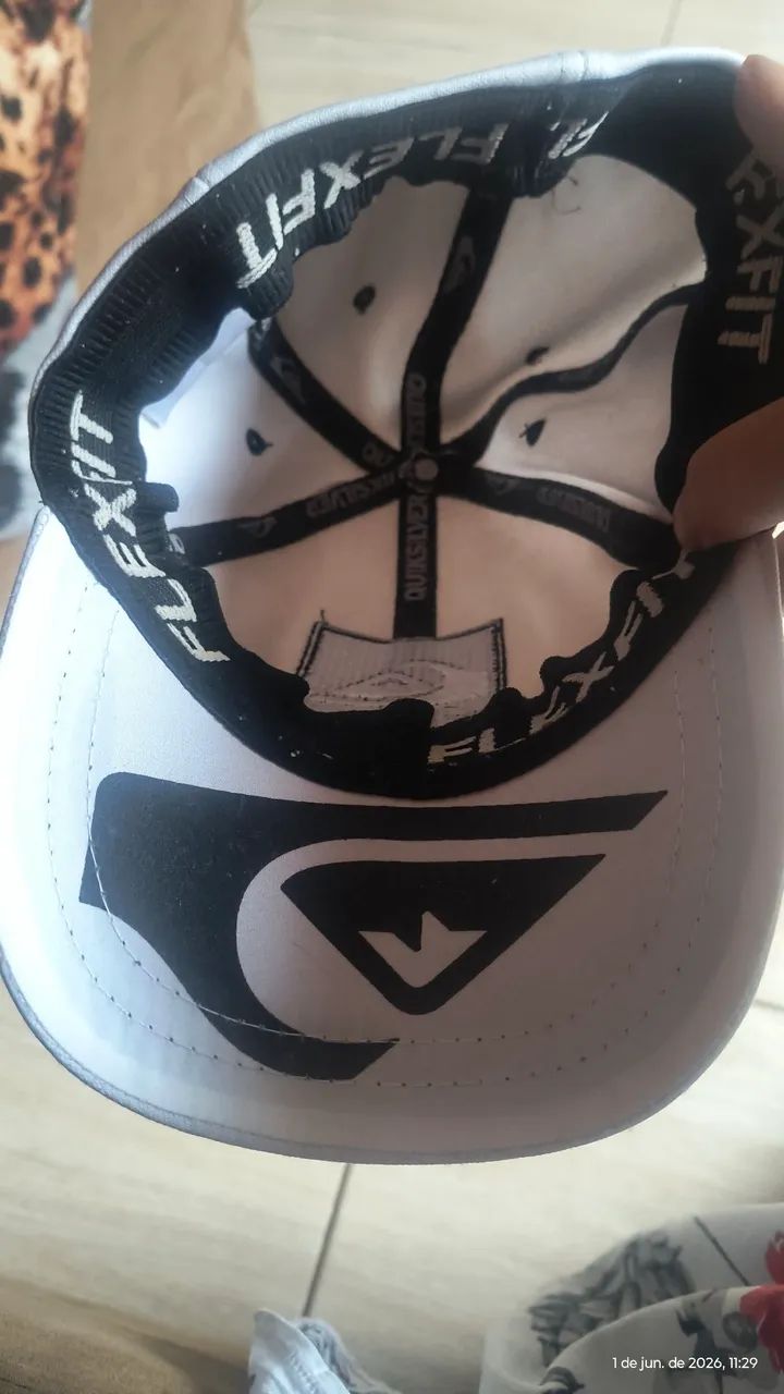 Boné Quiksilver hard hitter letreiro  - Foto 5