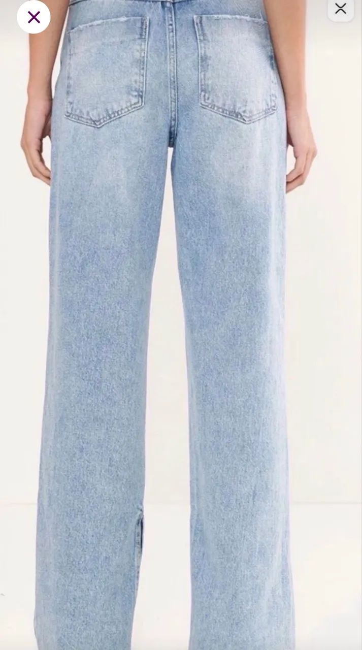 Calça colcci wide leg Juliette 42 - Foto 2