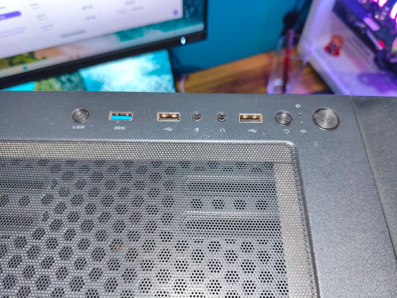 Gabinete Gamer Husky Preto  - Foto 3