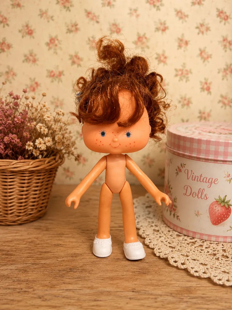 Boneca Moranguinho anos 80 antiga 