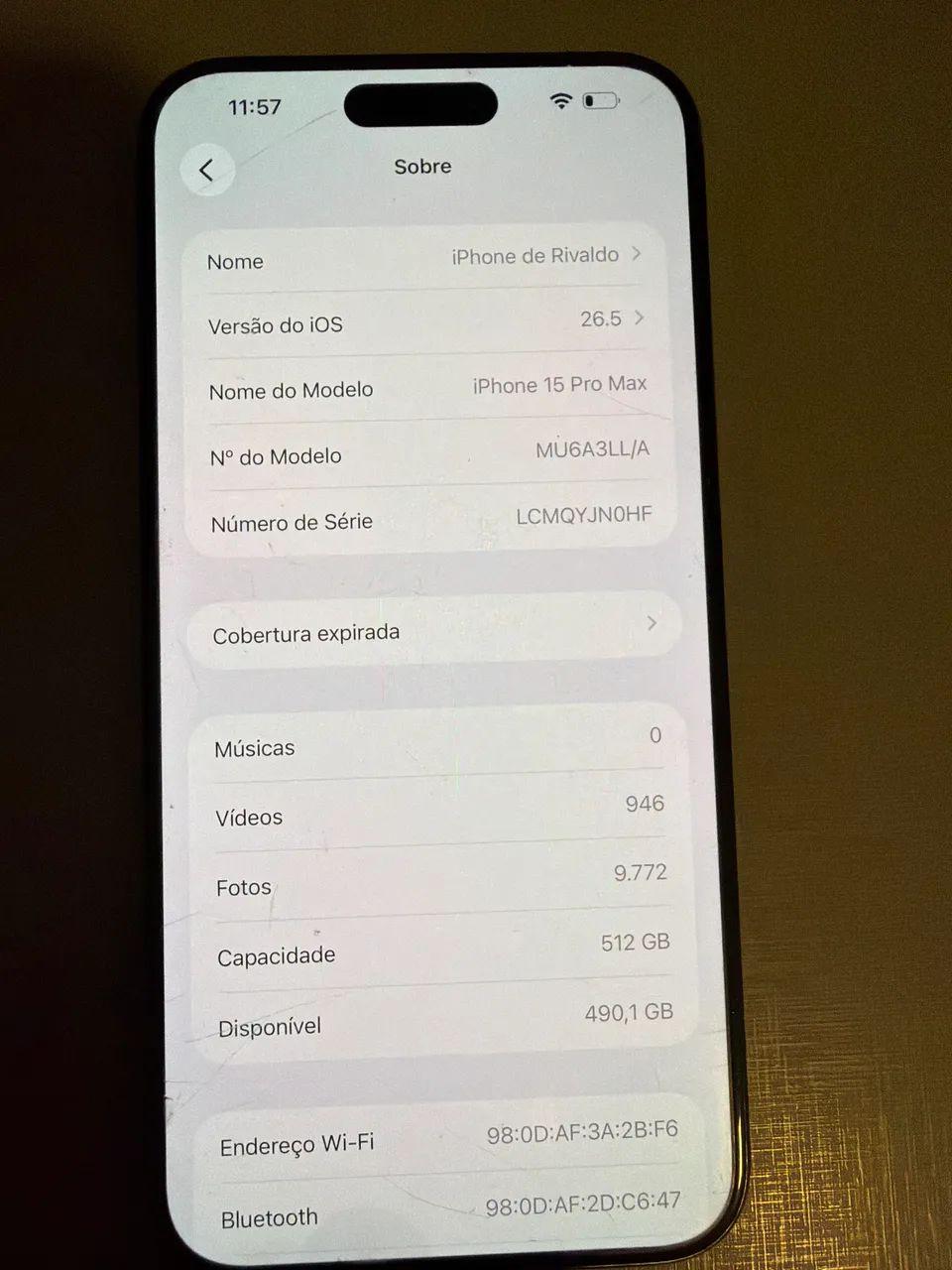 iPhone 15 Pro Max 512GB Titânio Preto - Foto 3