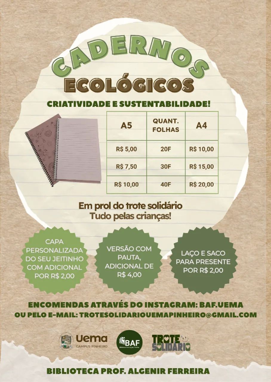 Caderno ecológico