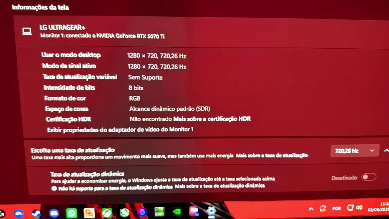 Monitor Oled 27 2k 540hz dual mode 720hz  - Foto 5