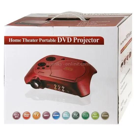 Projetor LED multimídia com leitor de DVD - Foto 2