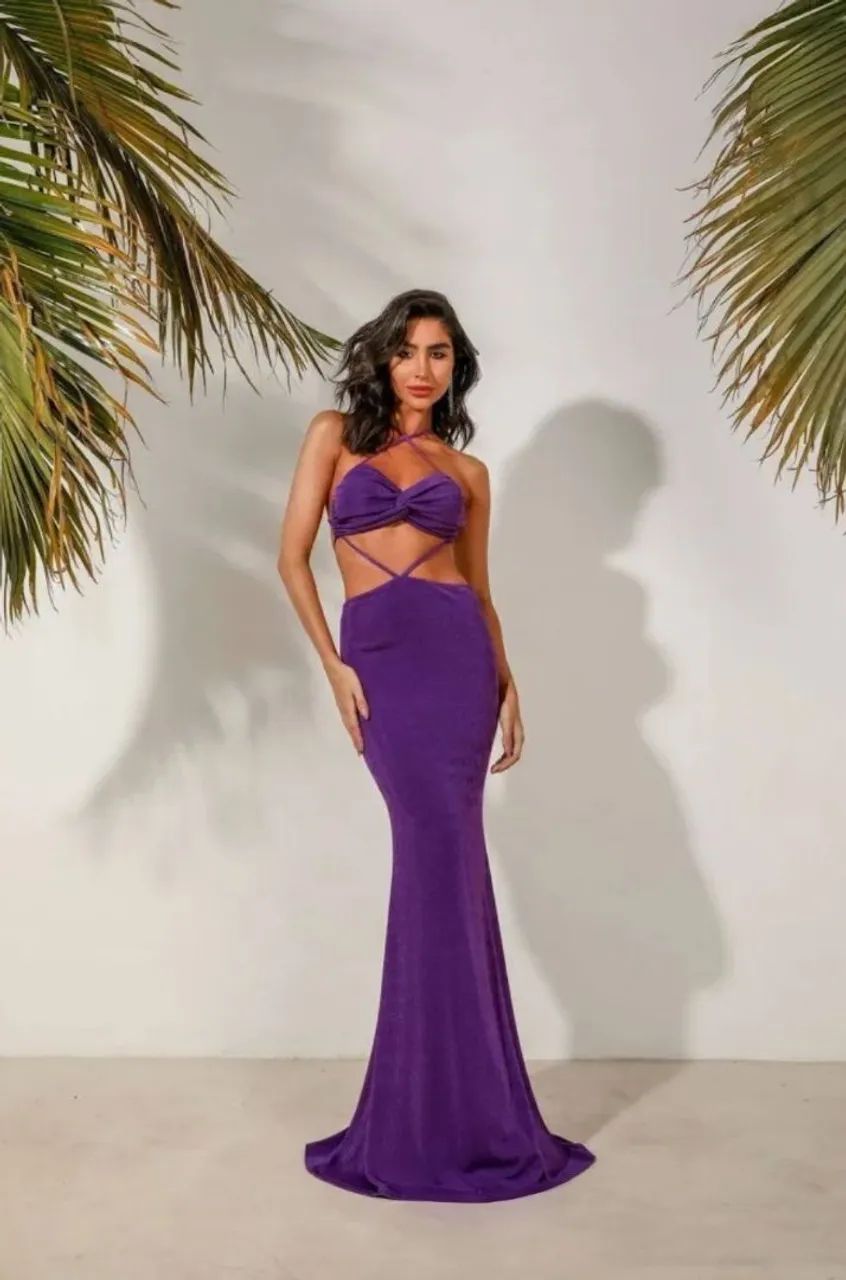Vestido Sereia Roxo 