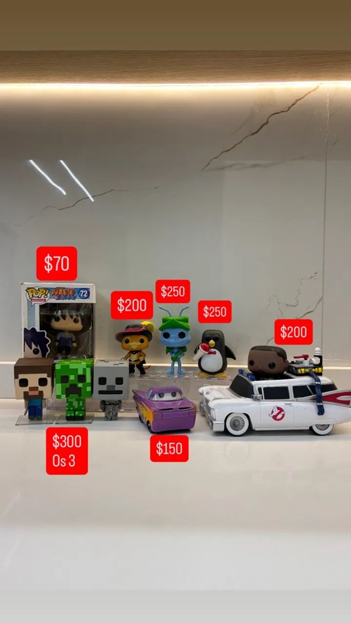Funkos aleatórios raros 