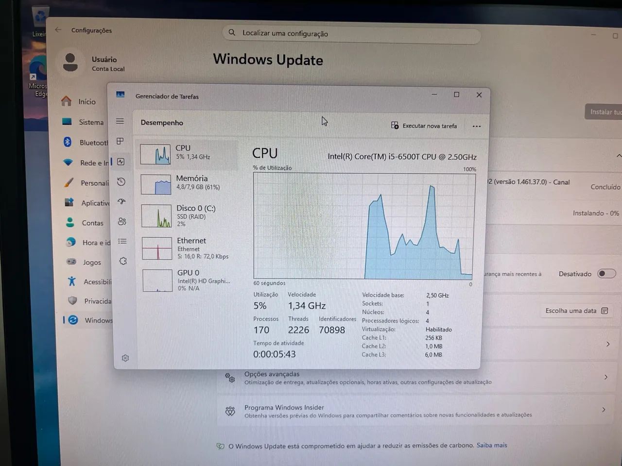 PC DELL OpitPlex 7050 i5 - Foto 5