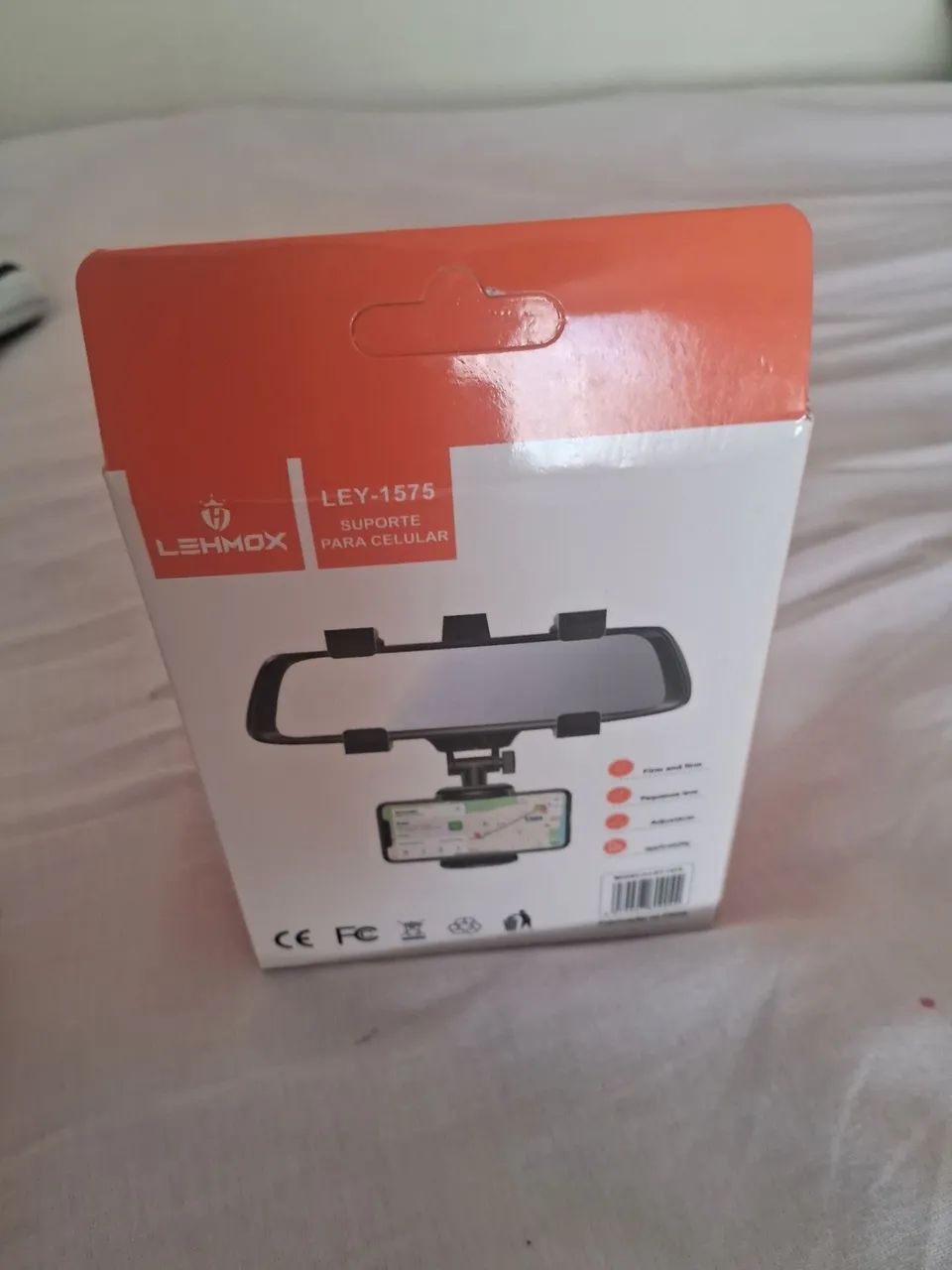 SUPORTE PARA CELULAR (RETROVISOR) - Foto 2