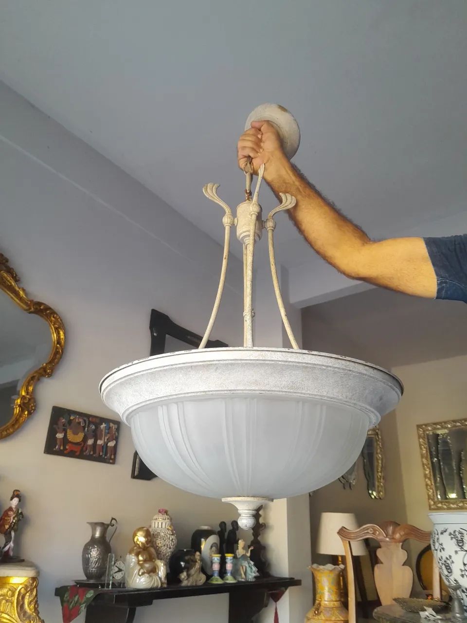 Lustre pendente vintage estilo classico - Foto 2