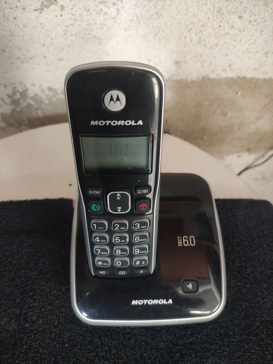 Telefone sem fio com secretaria eletrônico 