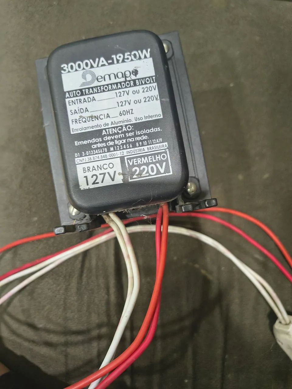 AUTO TRANSFORMADOR BIVOLT 