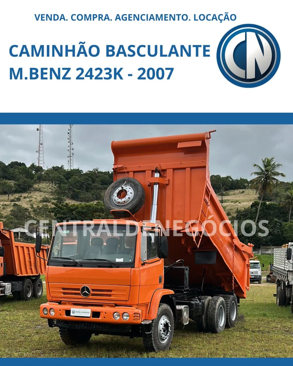 CAMINHÃO BASCULANTE 2423K - 2007 