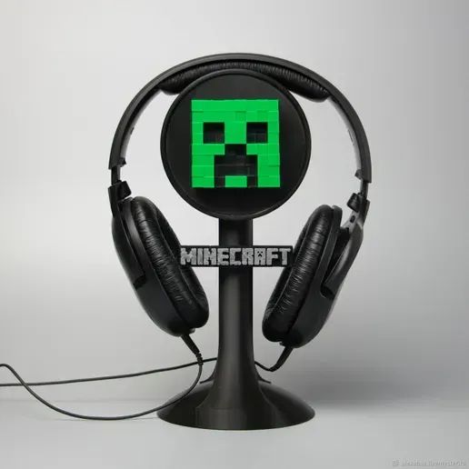 Suporte de Headset Minecraft - Creeper Edition - Foto 3