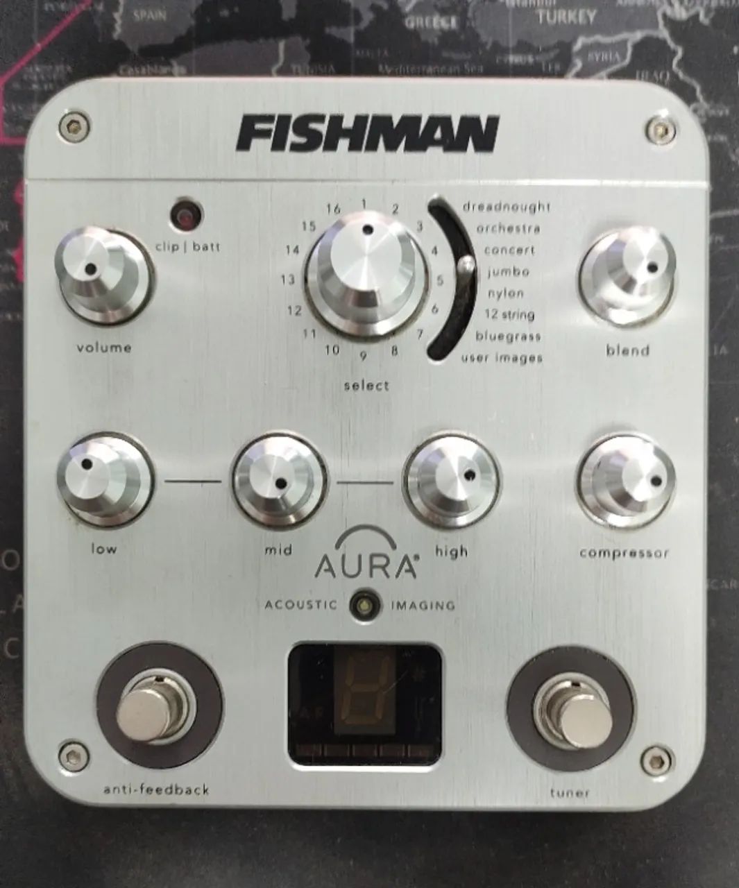 Pedal Fishman Aura Spectrum Di Preamp - Instrumentos musicais