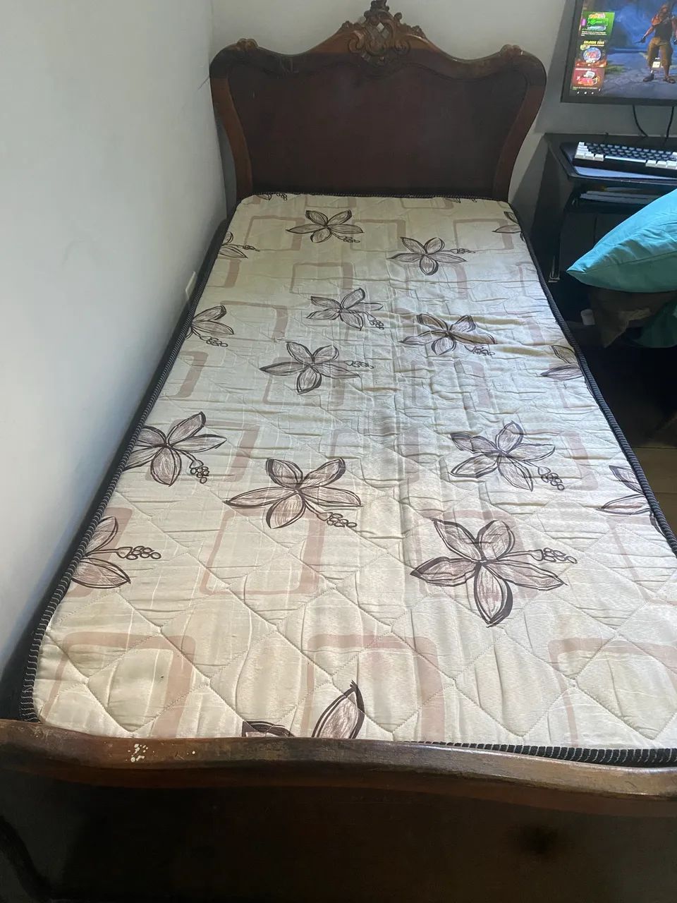 Cama de solteiro madeira  - Foto 2