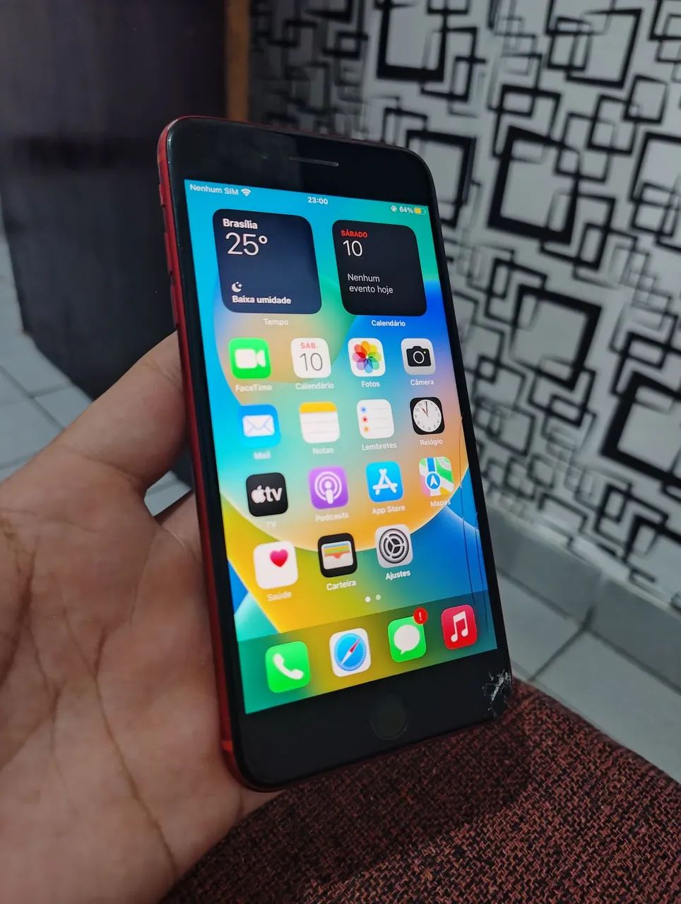 iPhone 8 plus 256gb - PRODUCT RED - Celulares e Smartphones