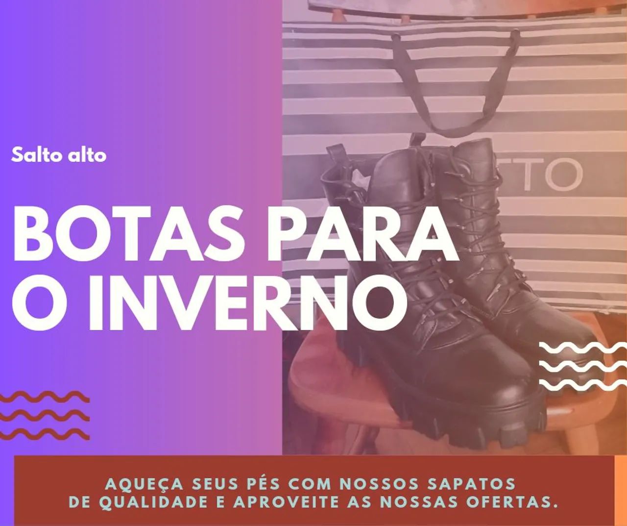 Bota estilosa - Foto 3