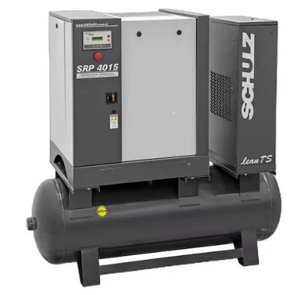 Compressor Parafuso Schulz SRP4015E Lean Ts 260 Litros 15Hp 11Bar Trifásico