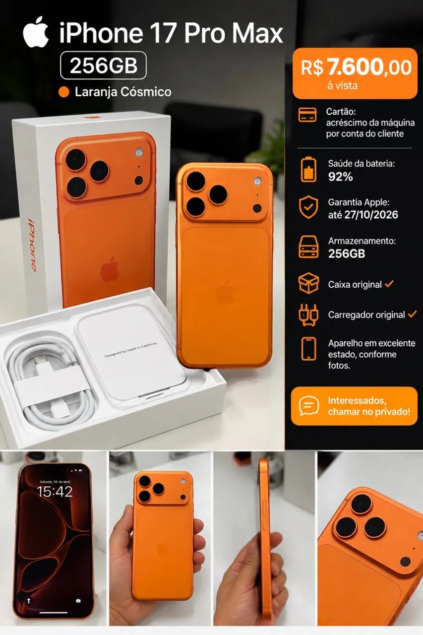 iPhone 17 Pro Max 256gb 
