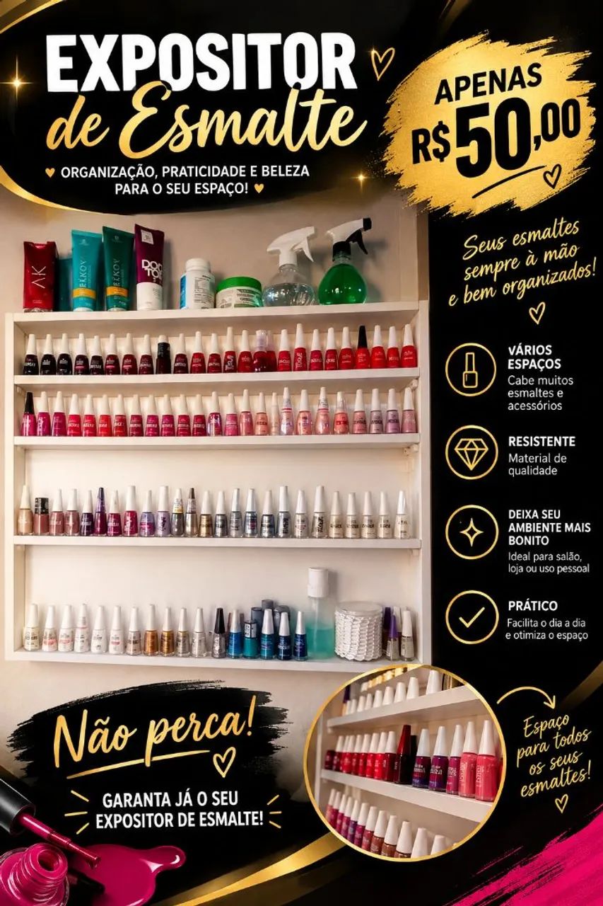 Suporte/Nicho para esmalte - Foto 4