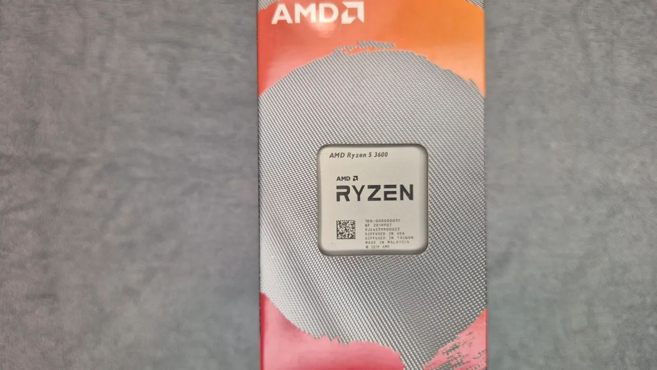 Processador AMD Ryzen 5 3600 (AM4) na caixa com cooler - Foto 4