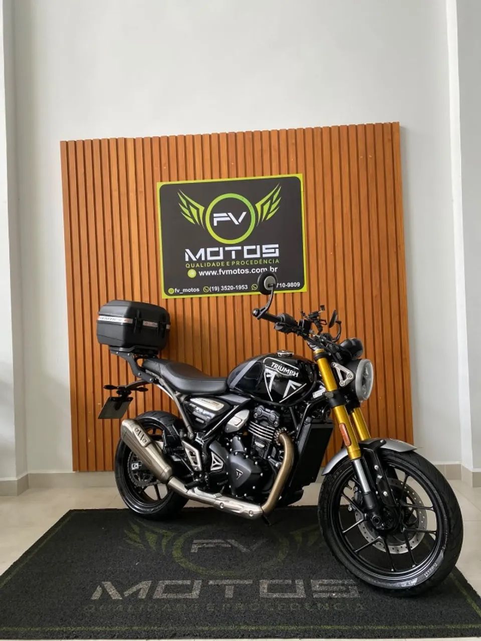 TRIUMPH SPEED 400 PRETA 2025 - IMPERDÍVEL - Foto 2