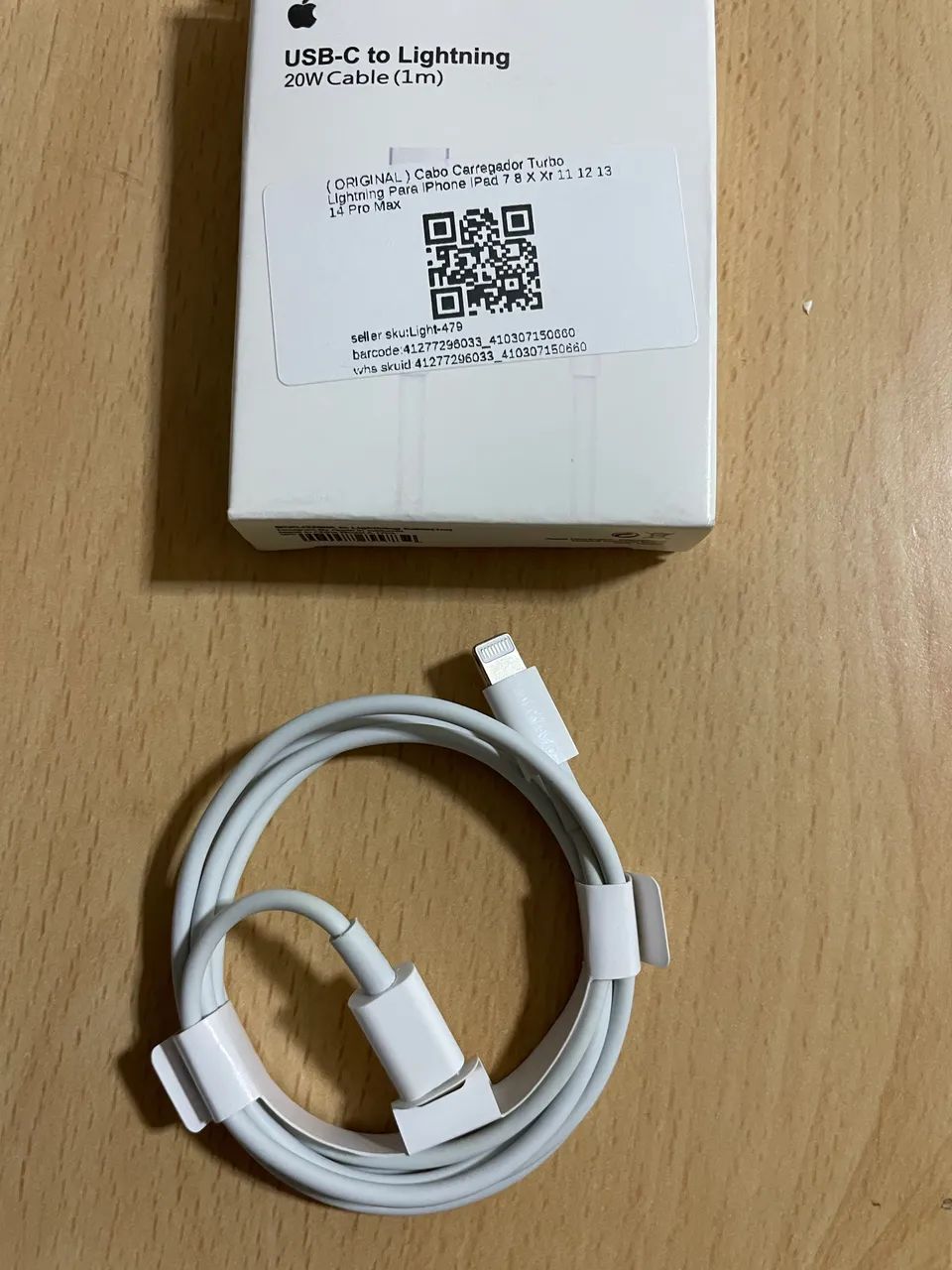 Cabo iPhone USB-C Lightning 