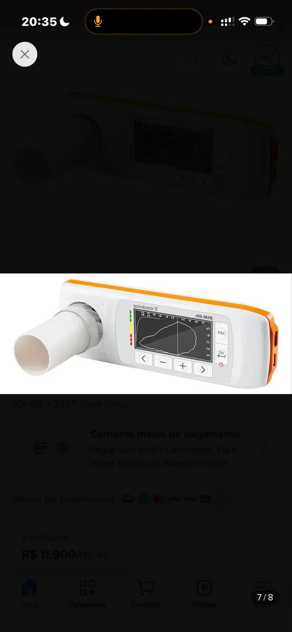 espirômetro portátil  - Foto 3