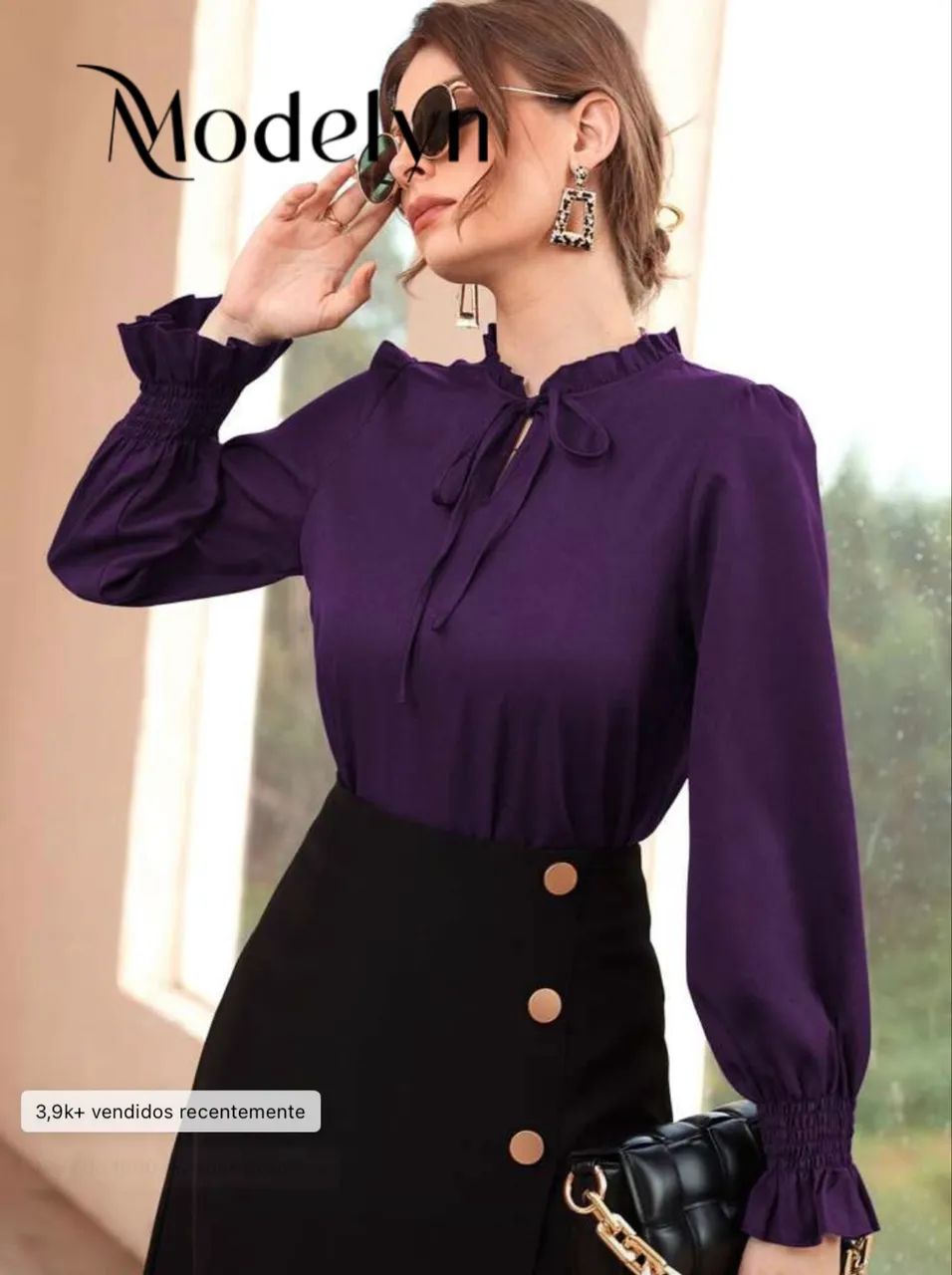 Blusa social Shein 