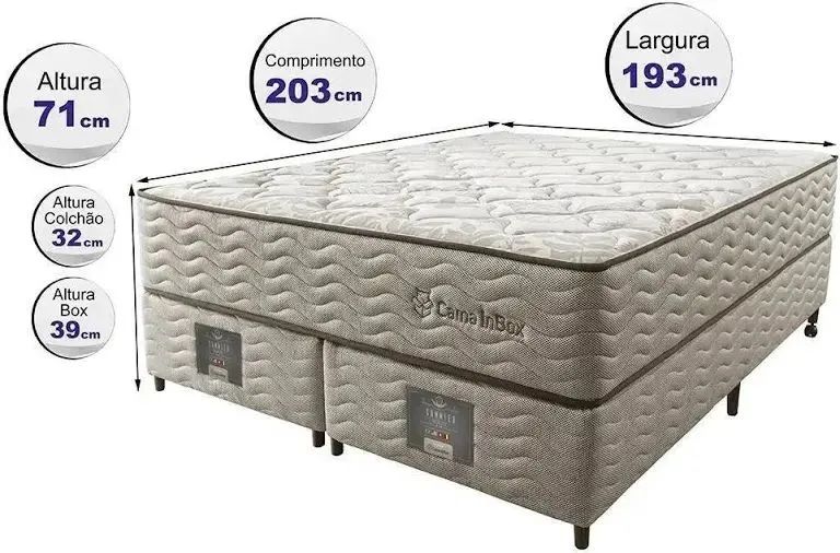 Colchão euroflex king size camabox