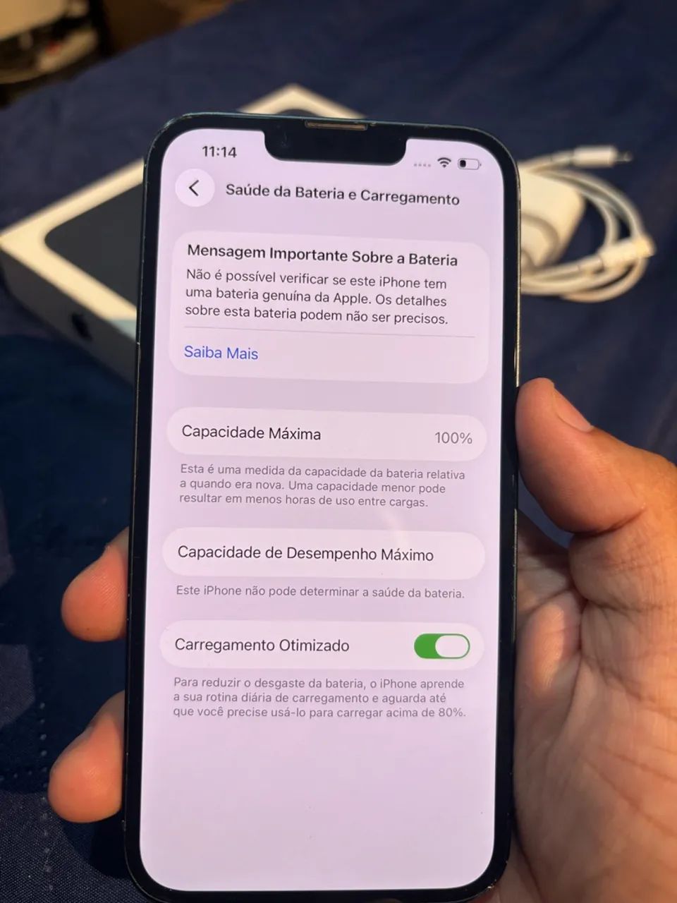 iPhone 13 midnight 128gb + Caixa original - Foto 4