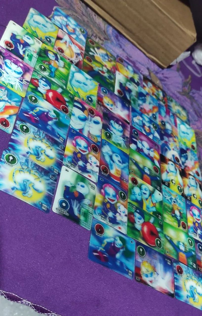 44 Cards Conexão Alien da Elma Chips Originais! - Foto 3