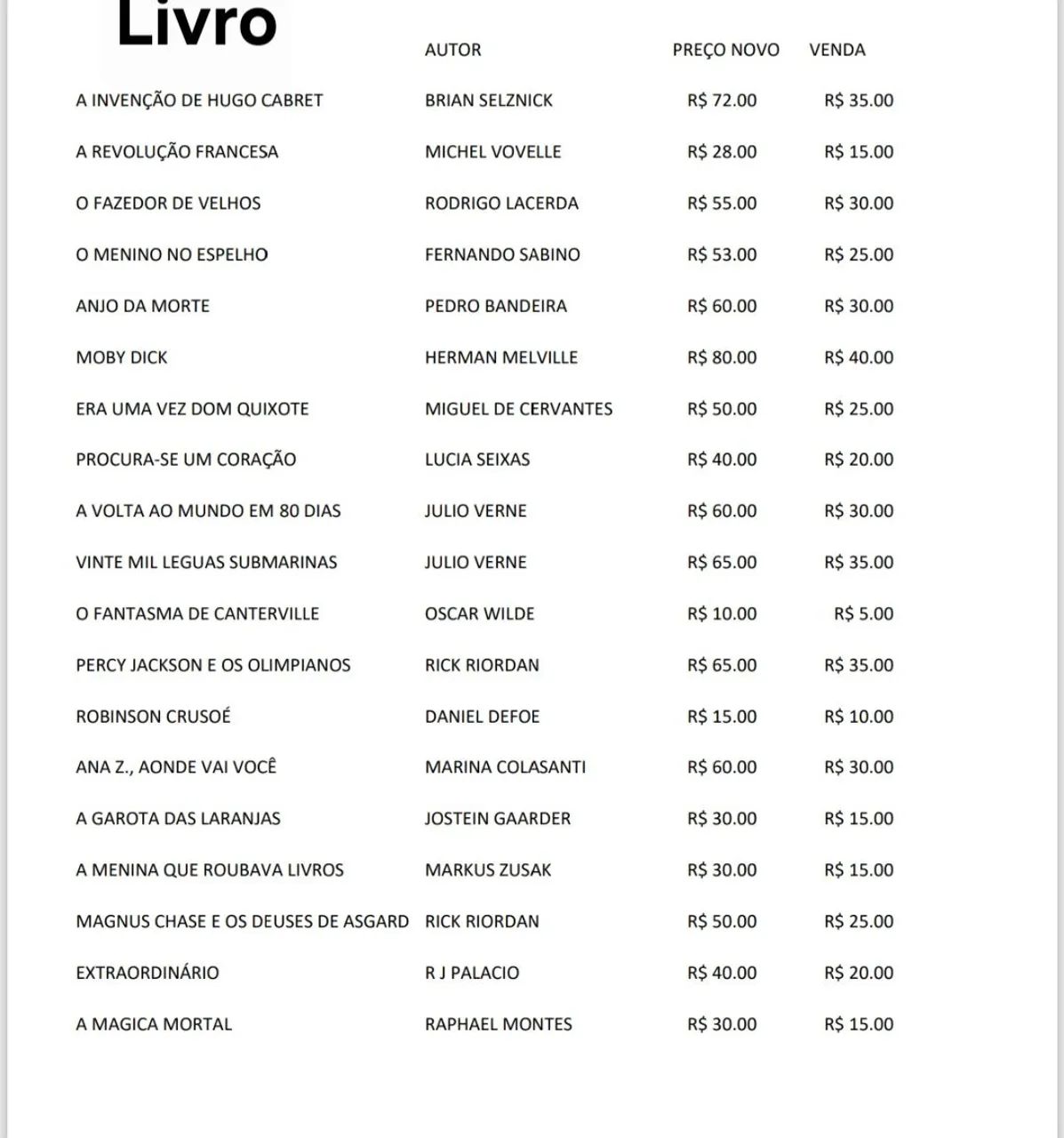 Livros escolares 