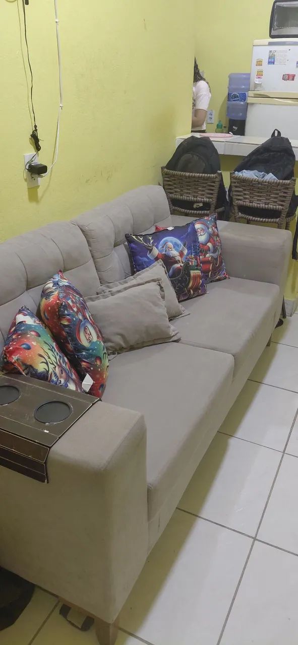 Pra vender hoje sofa seminovo 350,00 - Foto 2