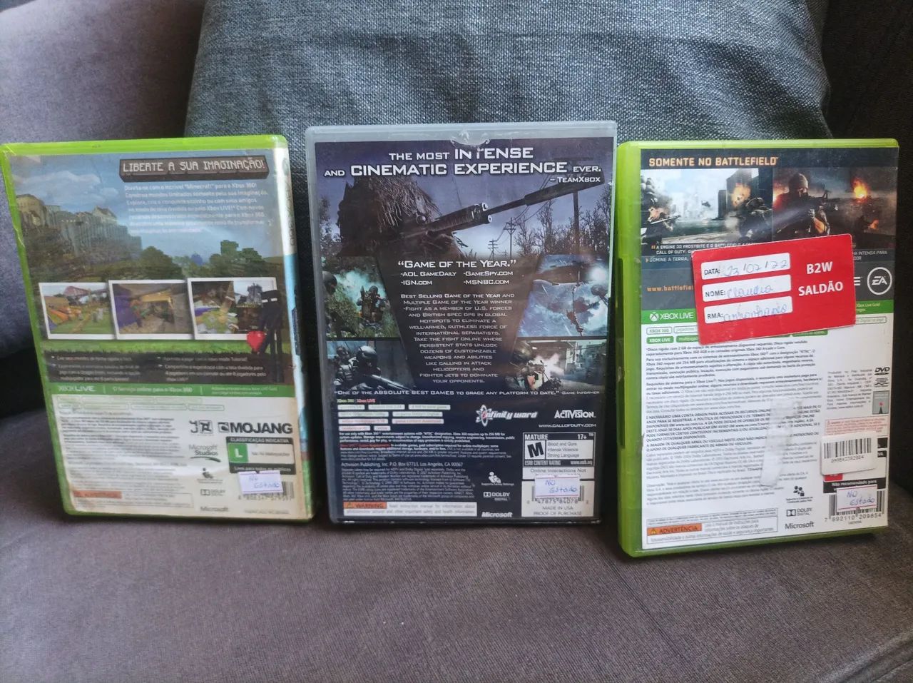Lote capas de jogos Xbox no estado - Foto 2